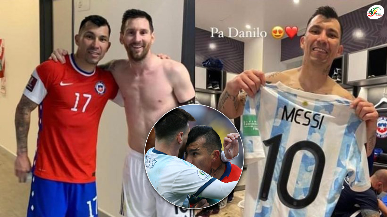 Argentine vs Chili: Après leur bagarre, Messi et Gary Medel se sont réconciliés !