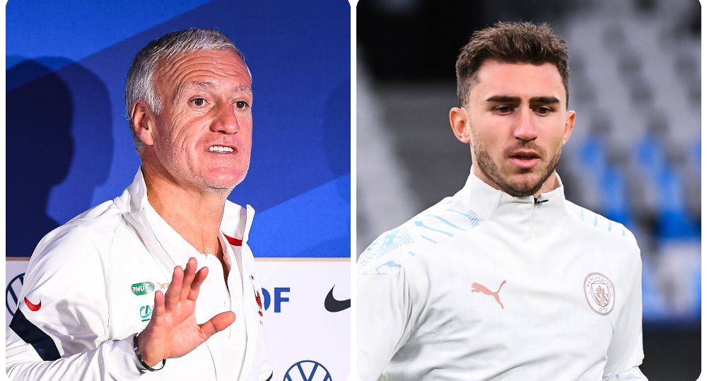 didier deschamps s en prend aymeric laporte