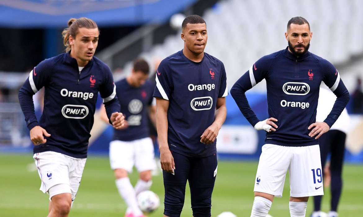 griezmann mbappe benzema equipe de france