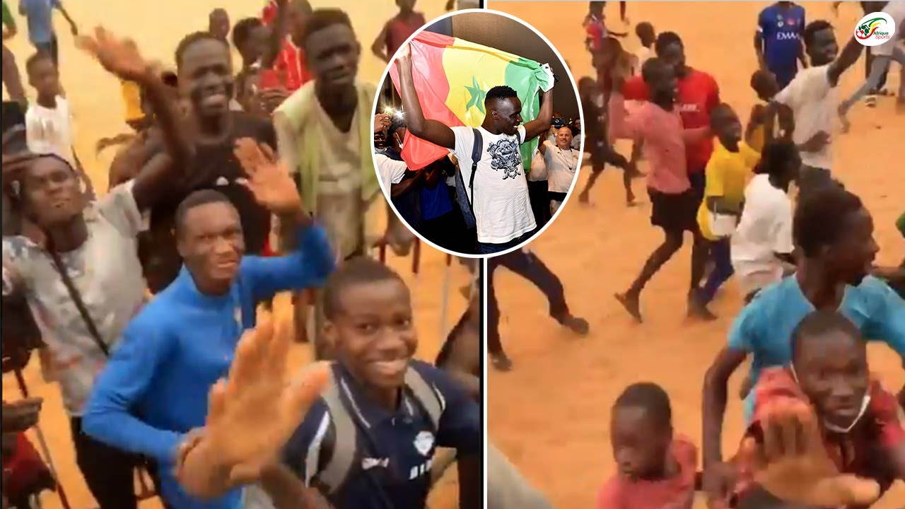 Regardez l’engouement incroyable des jeunes sénégalais après l’arrivée d’Edouard Mendy!