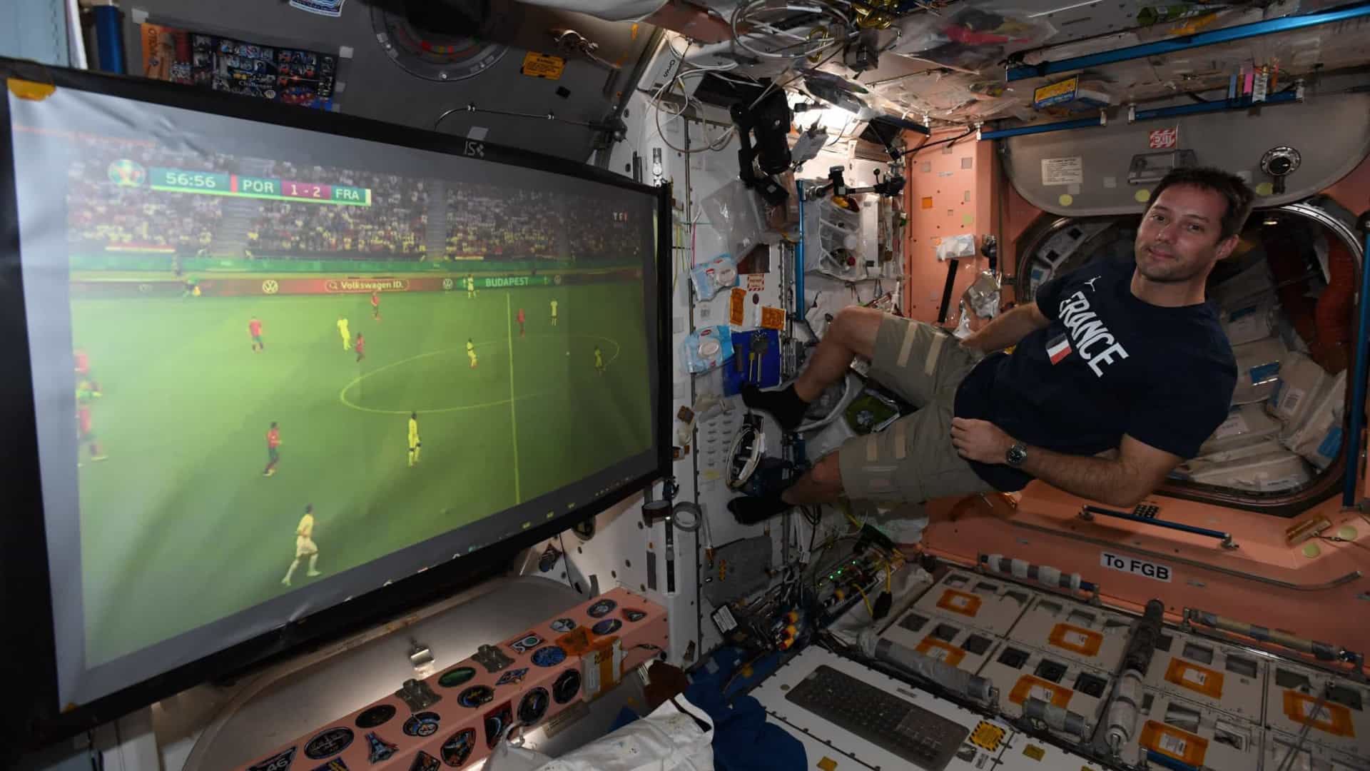 Un astronaute a suivi le match Portugal-France depuis l’espace
