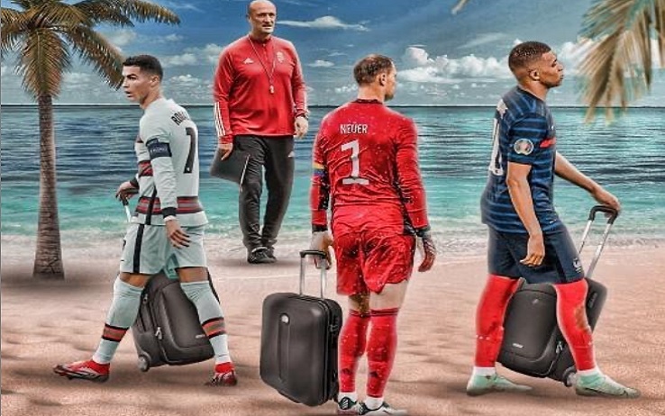 « A bientôt à la plage », Rossi (Hongrie) pique Ronaldo, Mbappé et Neuer
