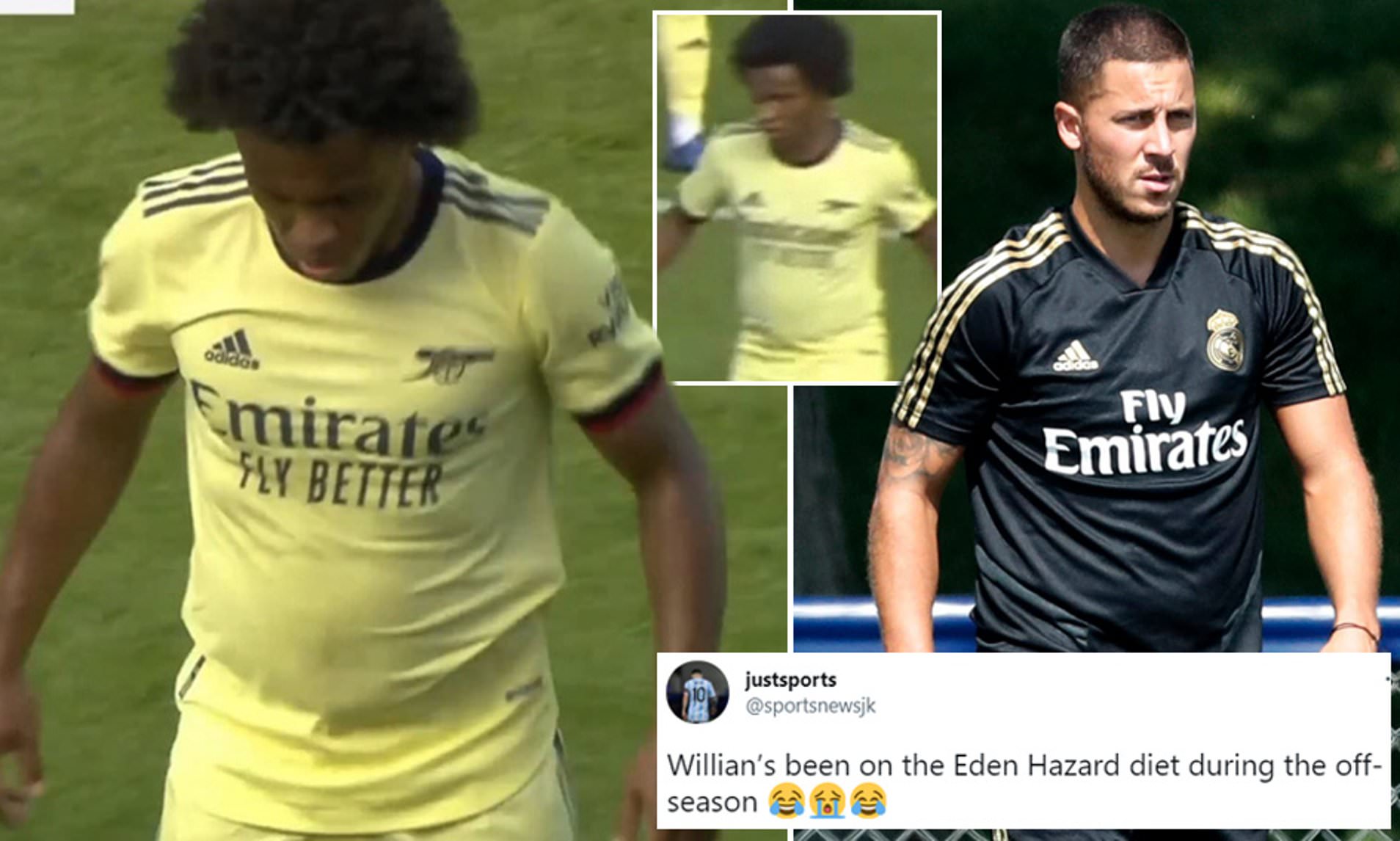 Willian fait une « Hazard » et scandalise les fans d’Arsenal après le premier match des Gunners