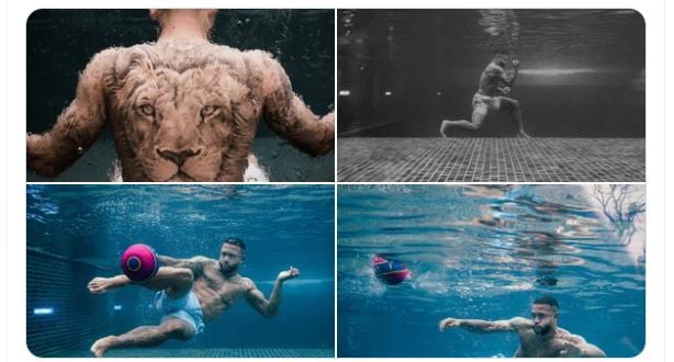 Images impressionnantes, Depay s’entraîne sous l’eau avant de rejoindre le Barça