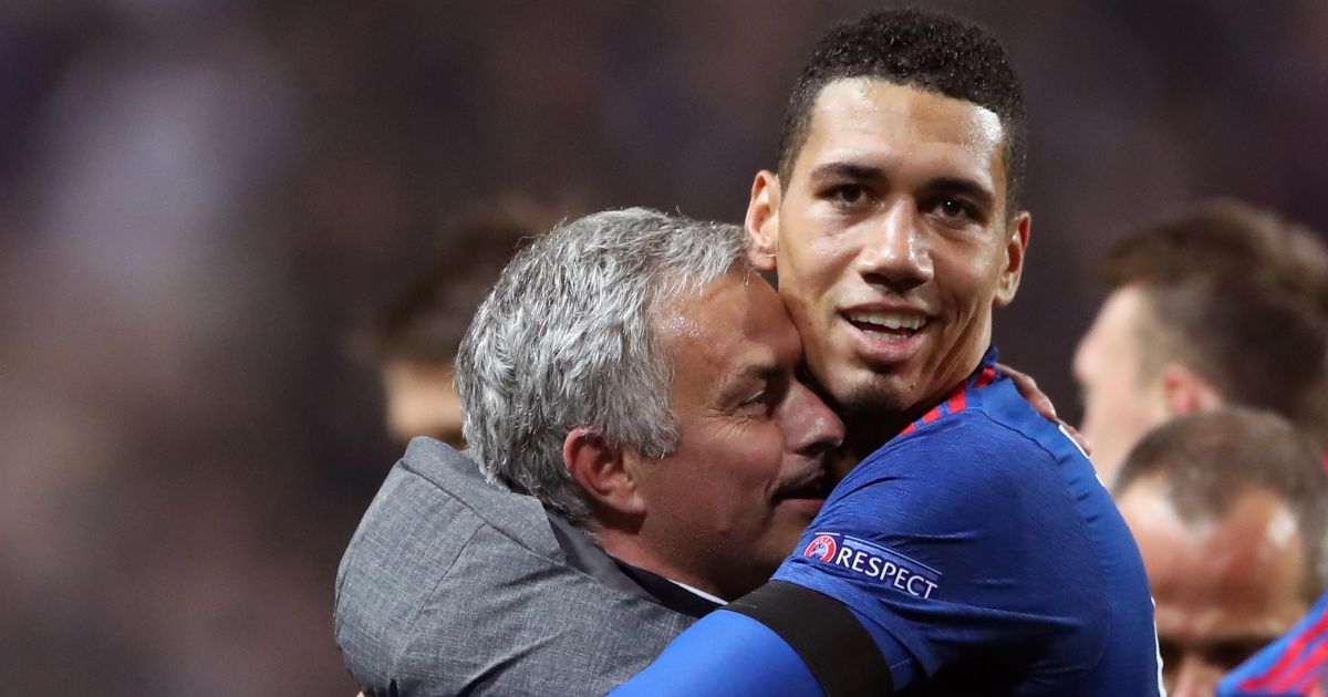 Chris Smalling Jose Mourinho Manchester United