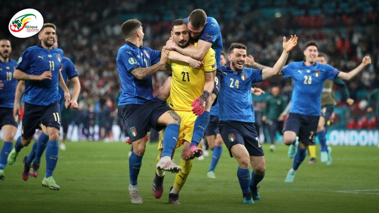 Les larmes de joie des joueurs italiens après avoir remporté l’Euro 2020 face à l’Angleterre !