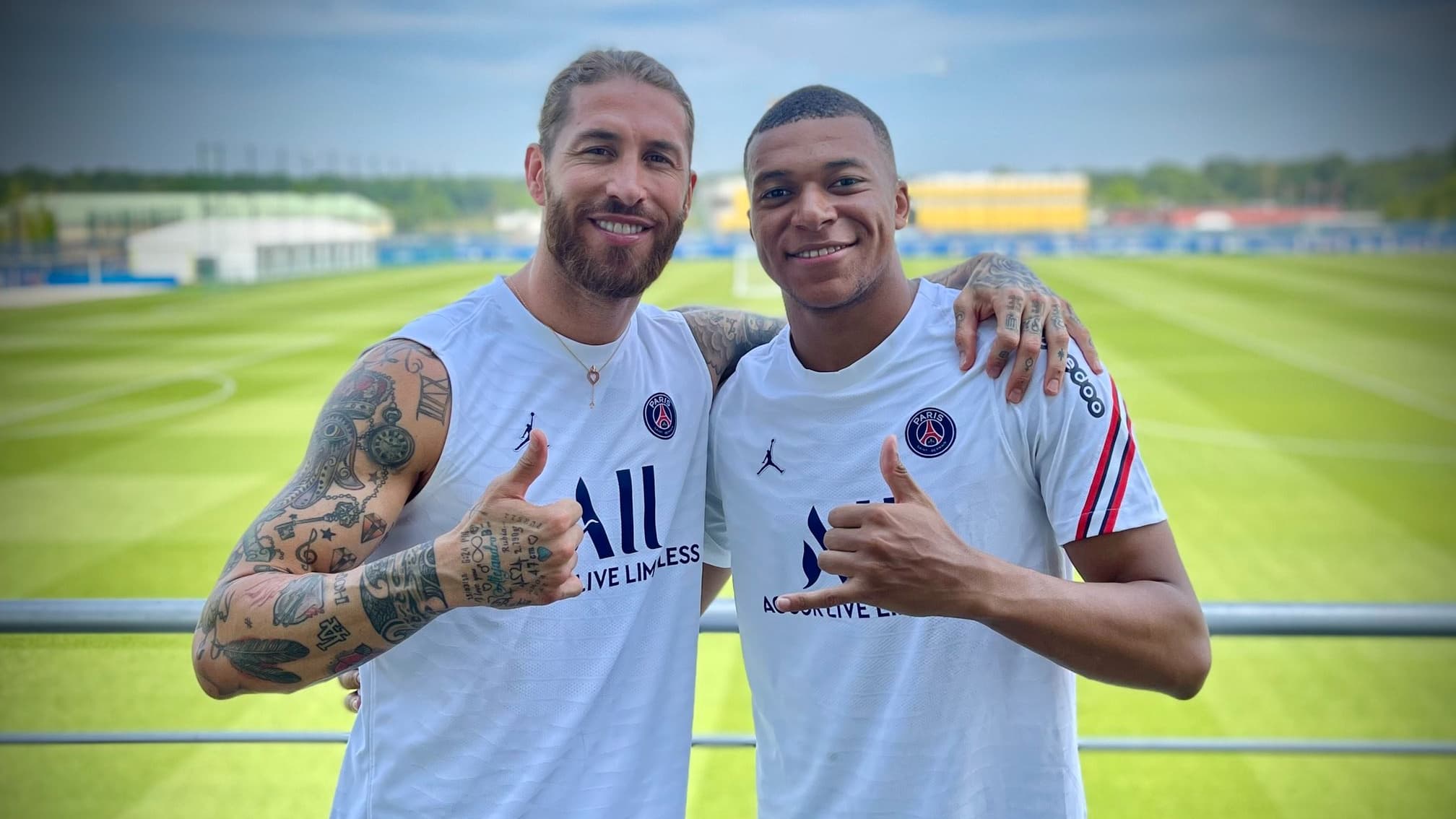 La photo avec Mbappe publiee par Ramos 1072793