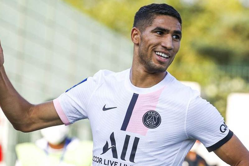 Video Achraf Hakimi marque son premier but avec le PSG