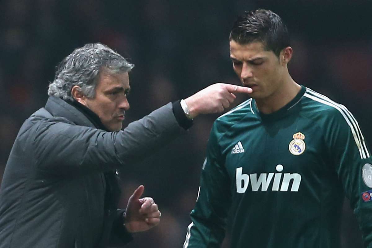 jose mourinho cristiano ronaldo real