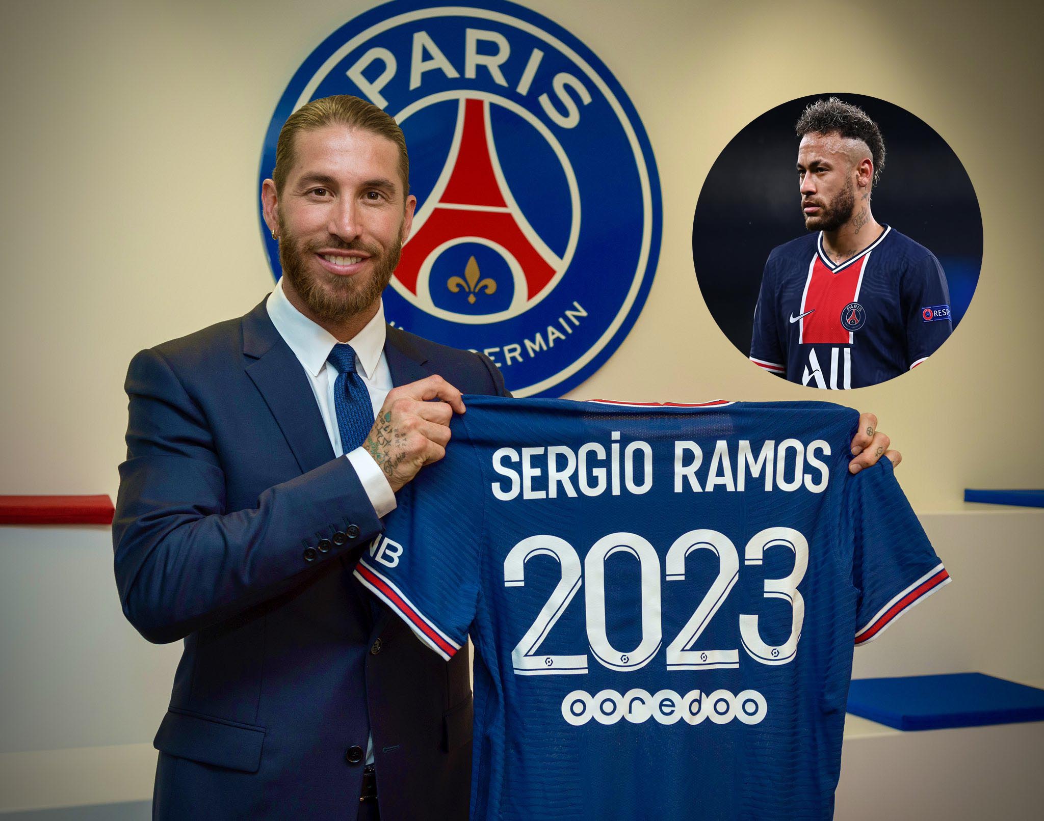 Neymar Jr réagit à l’arrivée de Sergio Ramos au PSG