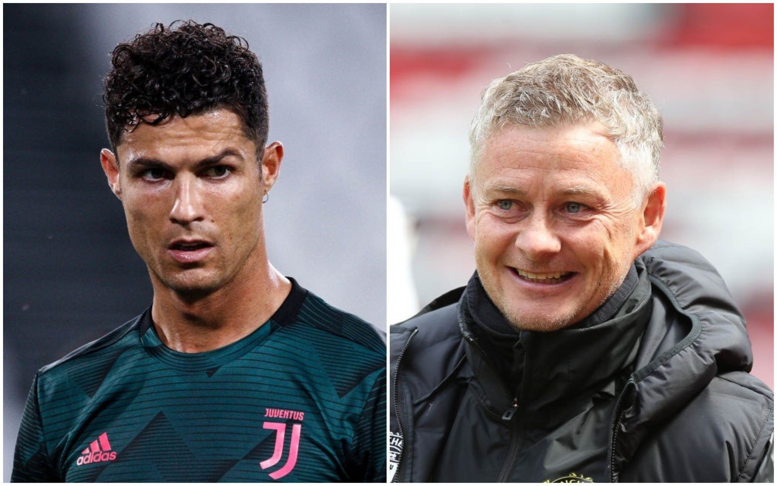 Cristiano Ronaldo and Ole Gunnar Solskjaer 84c4