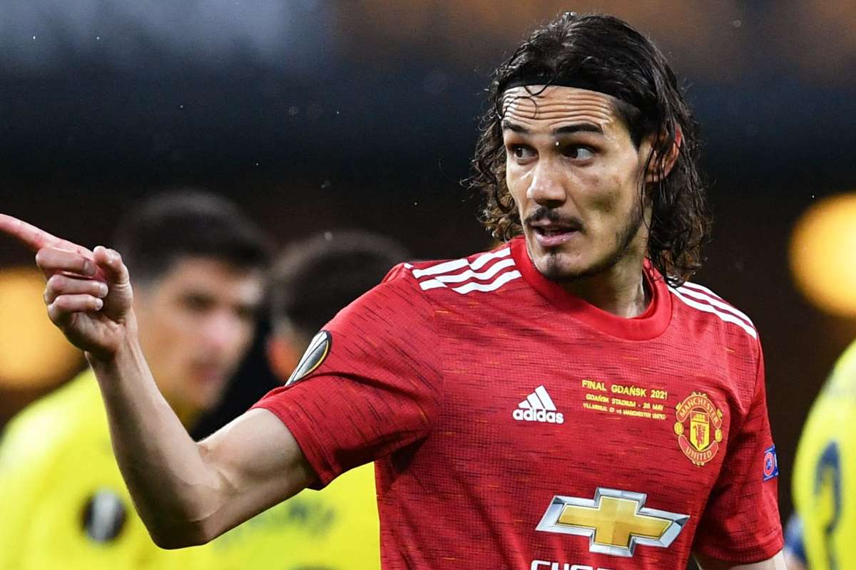 edinson cavani man utd europa league