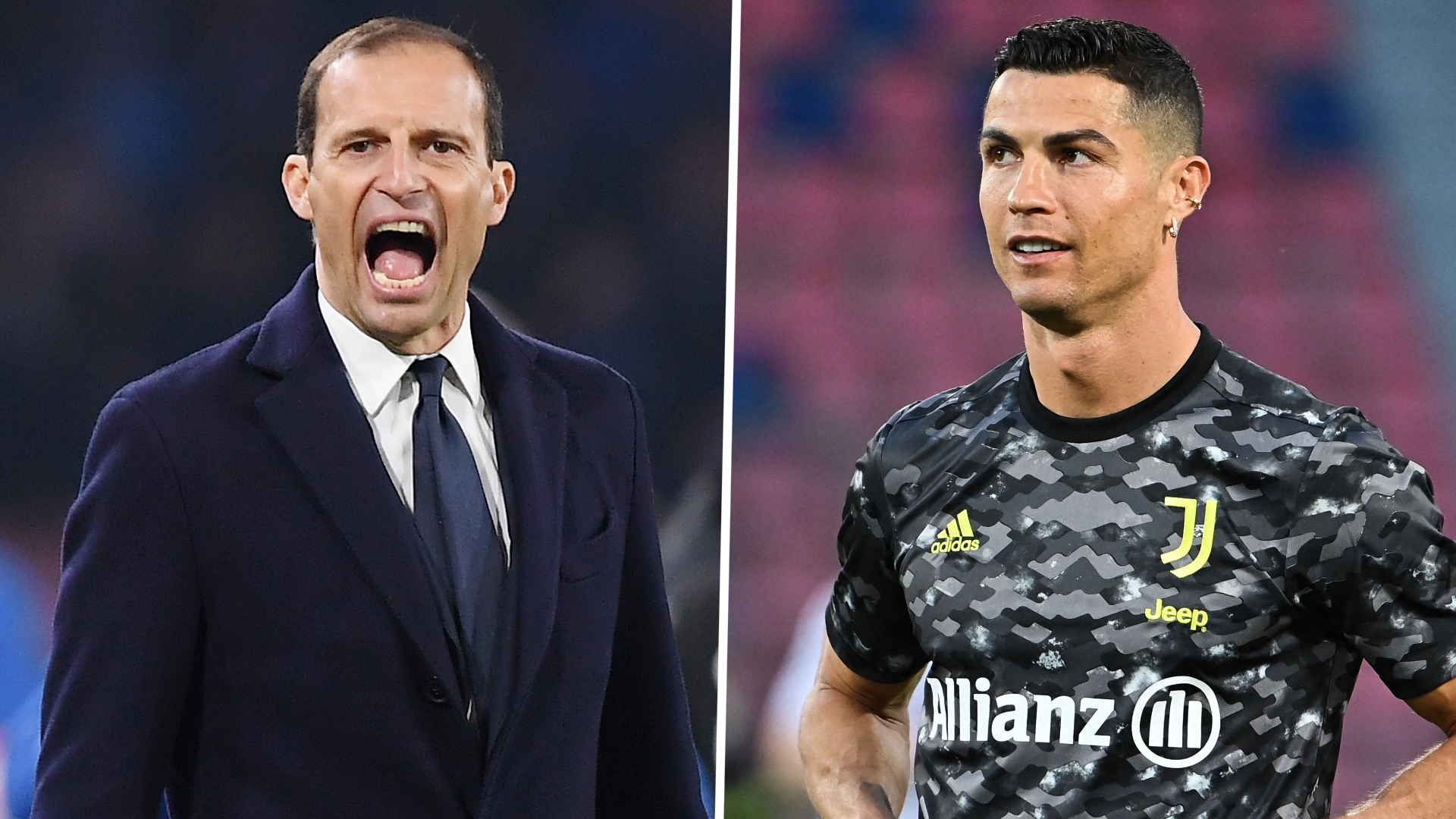 massimiliano allegri cristiano ronaldo juventus