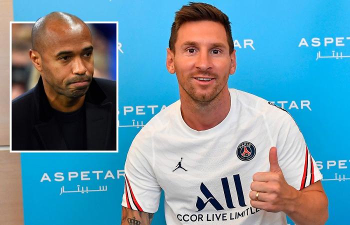 Thierry Henry : Messi n’est pas la réponse aux problèmes du PSG