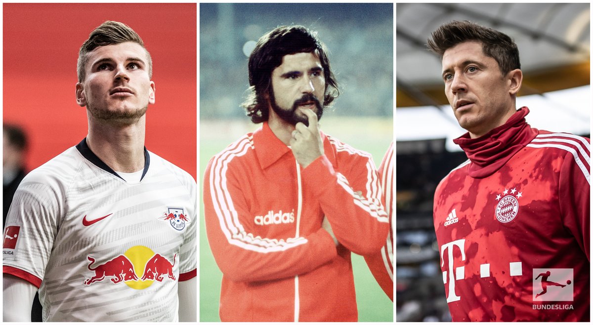 Muller, Werner… les meilleurs buteurs des 4 premiers clubs de Bundesliga