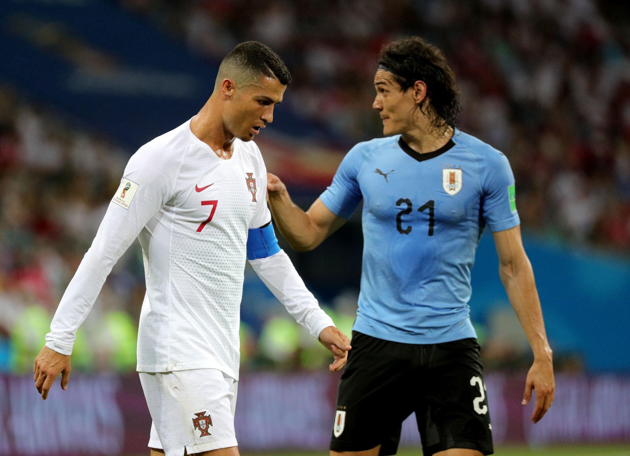 Man Utd : le beau message de Ronaldo à Cavani pour le numéro 7
