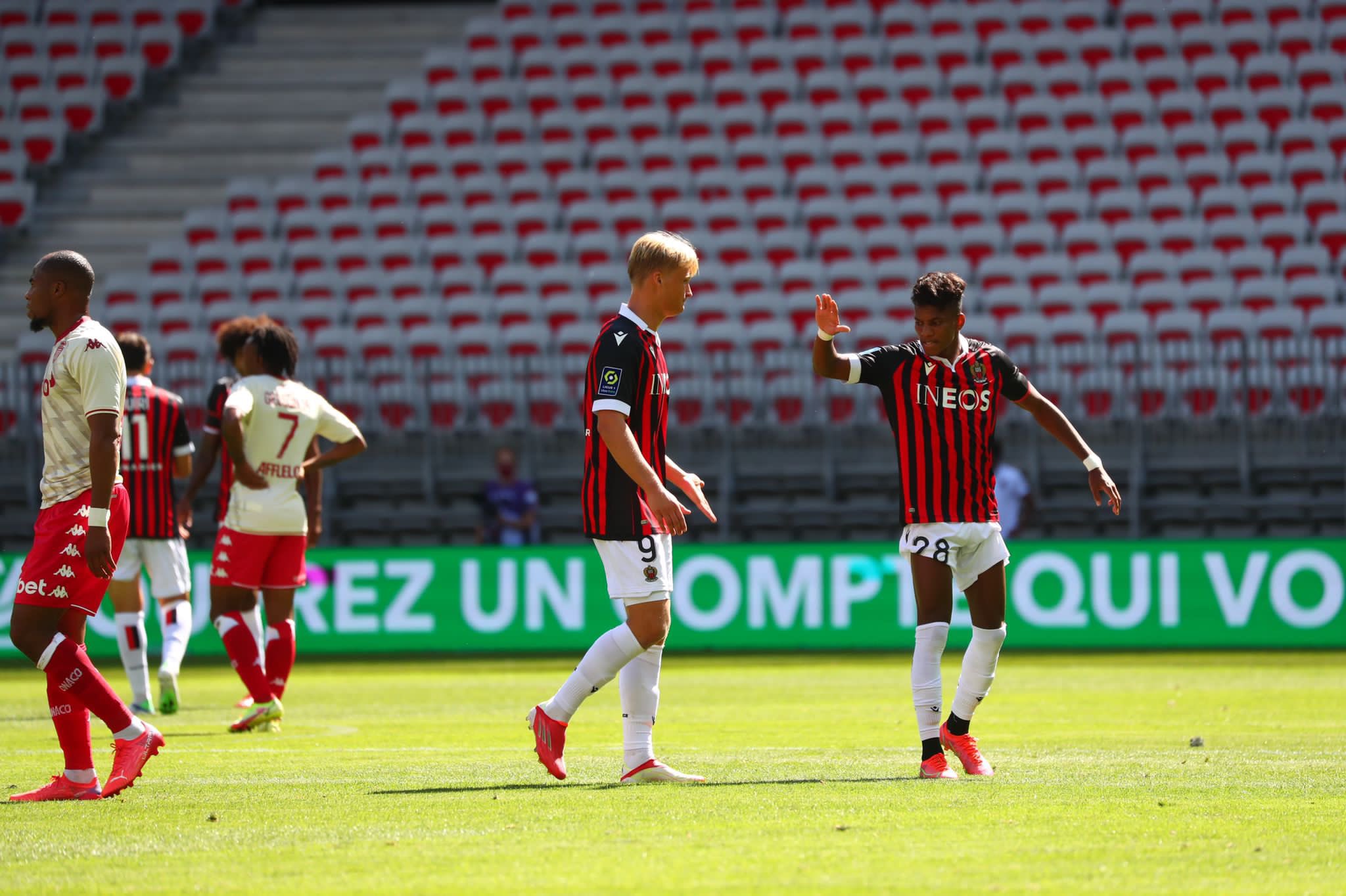 Ligue 1: Pas de vainqueur entre Nice et Monaco dans le derby de la Côte d’Azur
