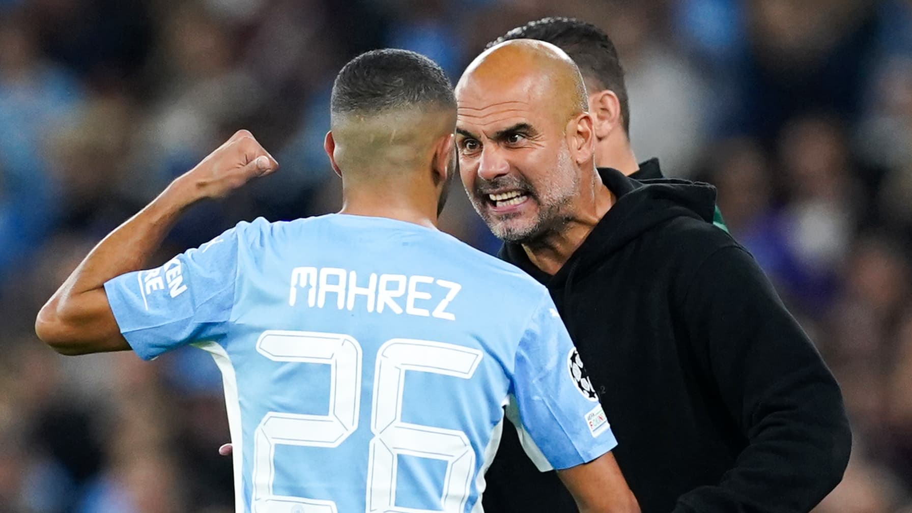 La grosse colere de Pep Guardiola contre Riyad Mahrez 1128920