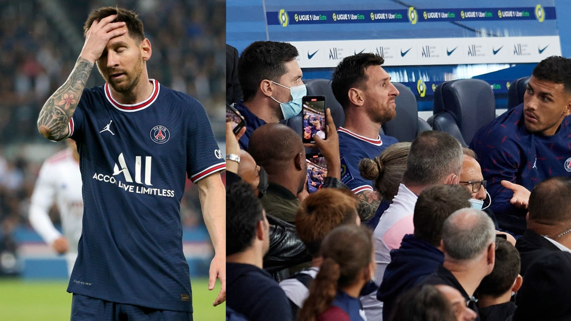Mécontent après son remplacement, Lionel Messi n’a pas célébré la victoire du PSG