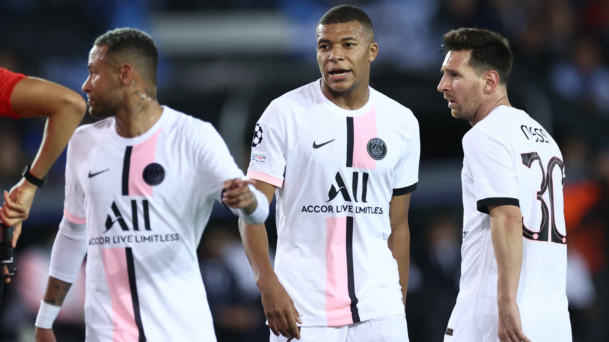 Neymar Kylian Mbappe et Lionel Messi 1128952 1