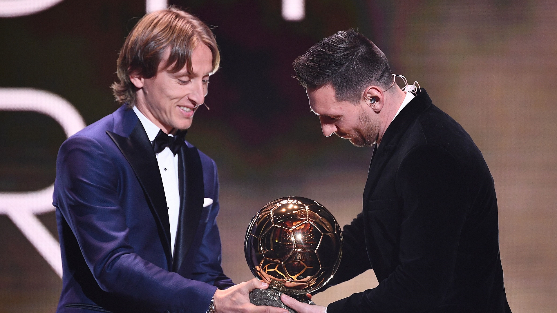 luka modric lionel messi ballon