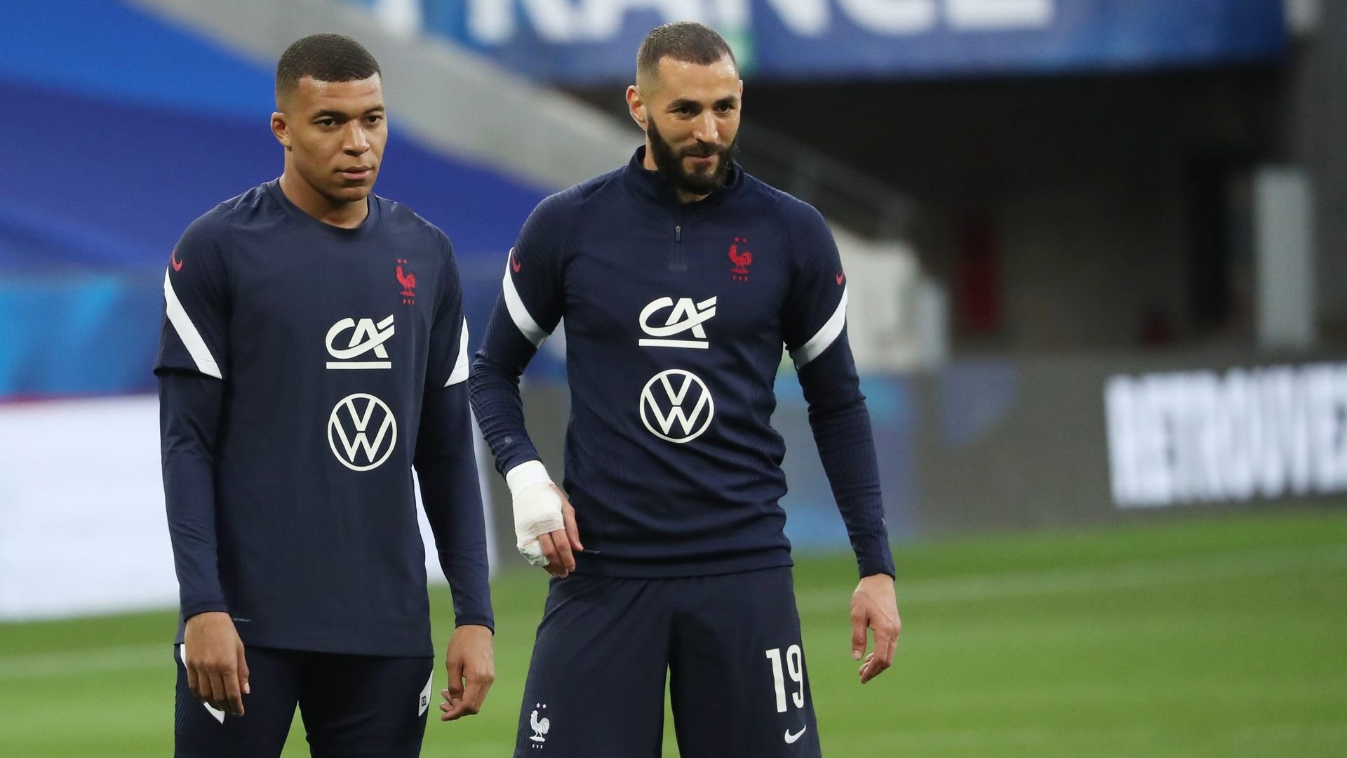 mbappe benzema france 2021