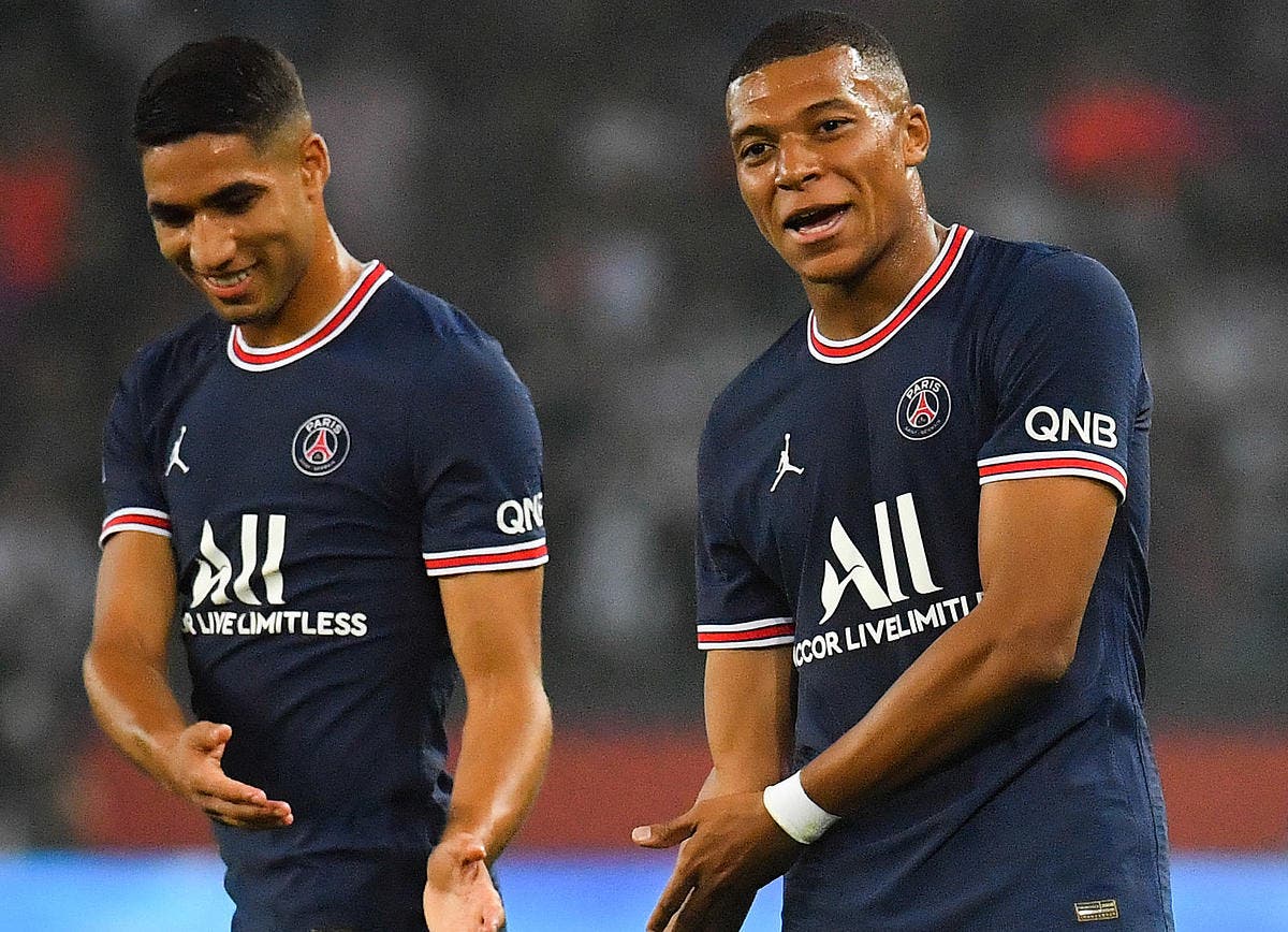 psg mbappe inquiete madrid accuse hakimi levez vous hakimi mbappe 321875