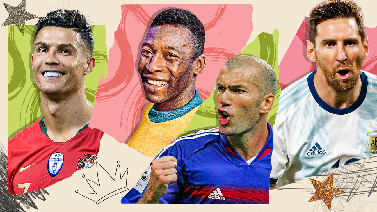 Drogba 26e, Zidane 6e, CR7 4e… Les 50 meilleurs joueurs de tous les temps (Ranker)