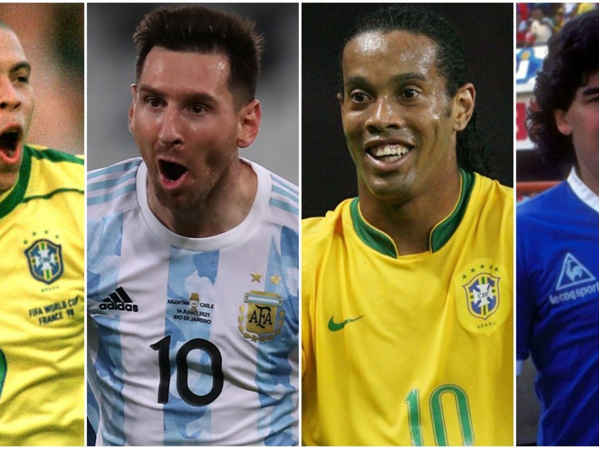 Neymar 29e, Pelé 20e, Messi 3e : Classement des 30 meilleurs joueurs sud-américains de l’histoire