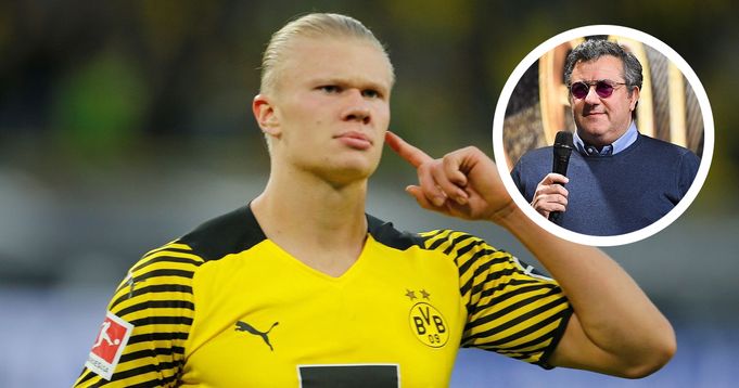 Mino Raiola est prêt à discuter avec Man City au sujet d’Erling Haaland