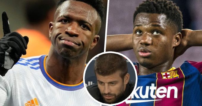 Piqué cite 2 domaines dans lesquels Vinicius est meilleur que Fati