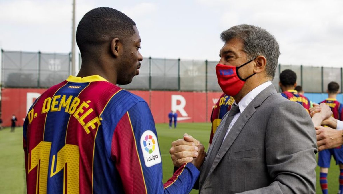 FC Barcelone : L&#39;importance annonce de Joan Laporta sur Ousmane Dembélé