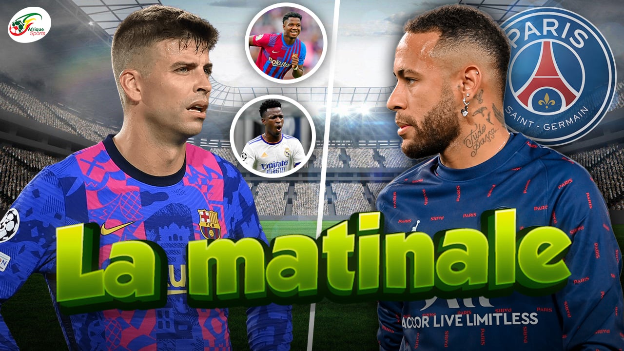 Neymar, enfin la bonne nouvelle pour le PSG..Piqué fait la comparaison Fati – Vinicius |MATINALE