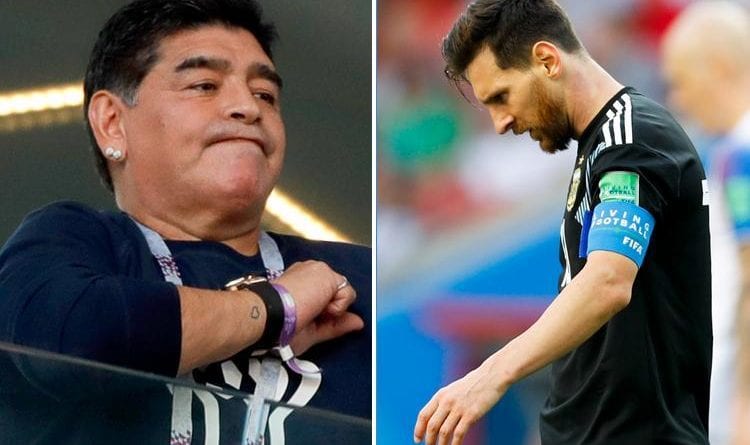 Sanctionne Conmebol Maradona defense Messi