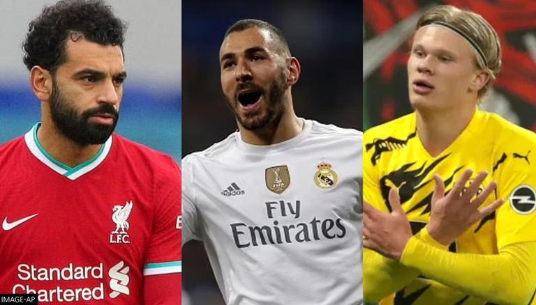 Haaland  2é, Salah 5é, Lewandowski 3é… Les 8 attaquants ayant marqué le plus de buts dans les 5 premiers championnats européens jusqu’à présent en 2021/22.