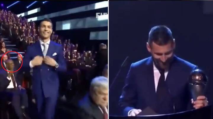 Les fans ont découvert la principale différence entre Lionel Messi et Cristiano Ronaldo lorsqu’ils reçoivent un prix.