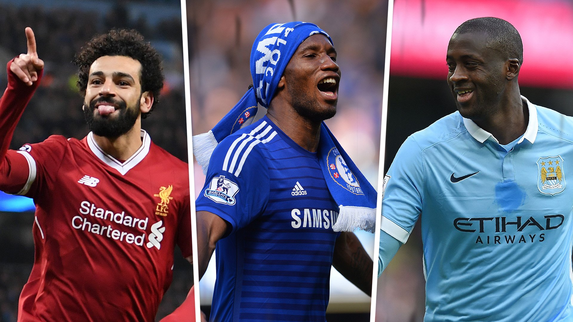 Salah 2e, Essien 4e : Les 10 meilleurs joueurs africains de l’histoire de la PL (Afrique Sports)