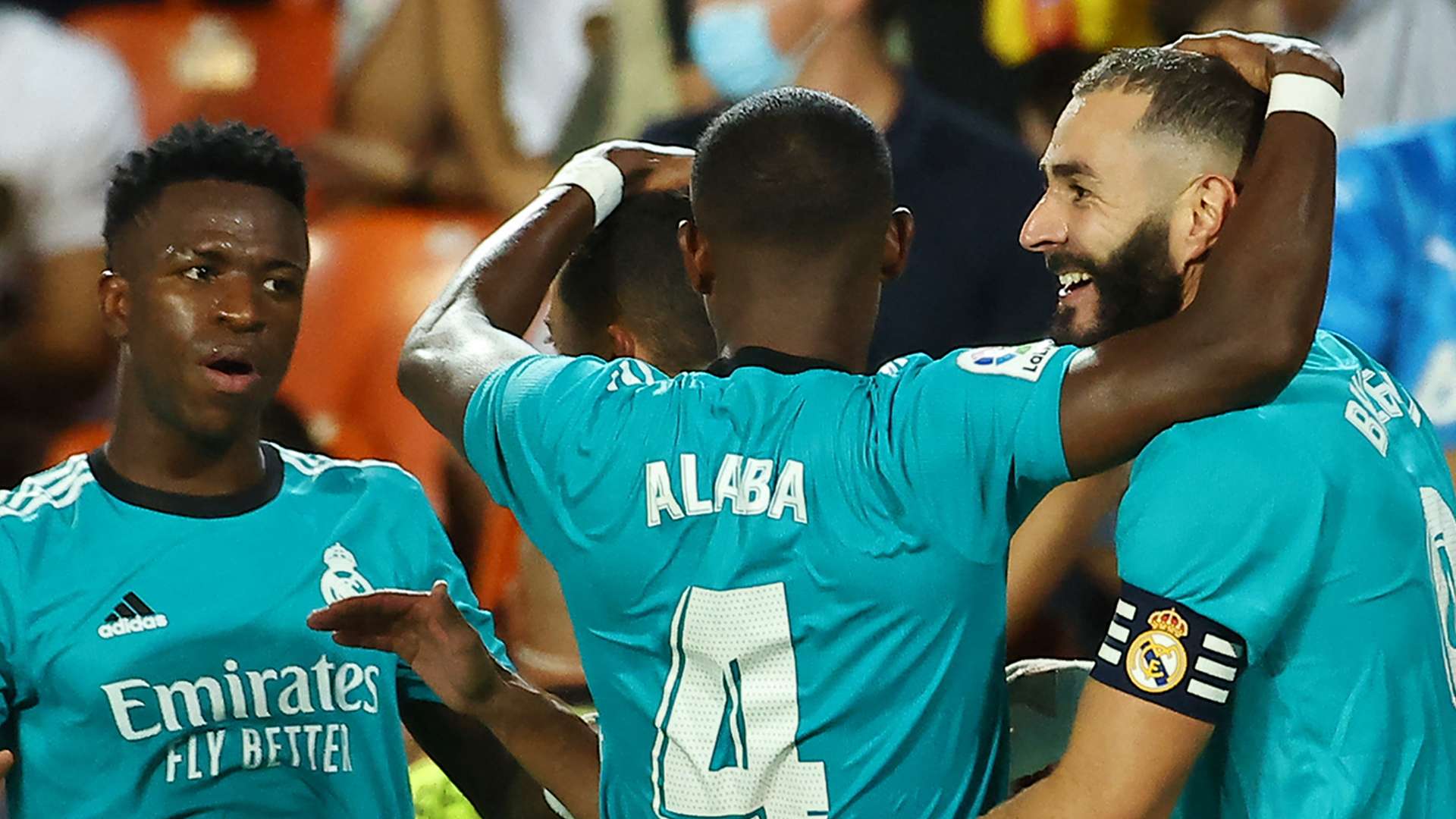 vinicius alaba y benzema real