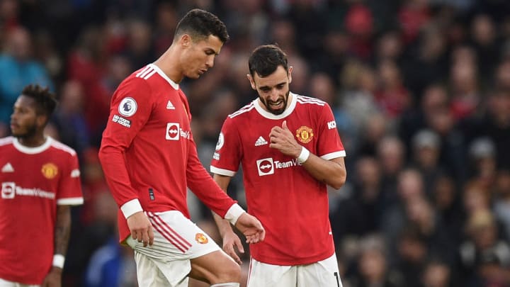Cristiano Ronaldo et Bruno Fernandes frustrés par la chute de Man Utd