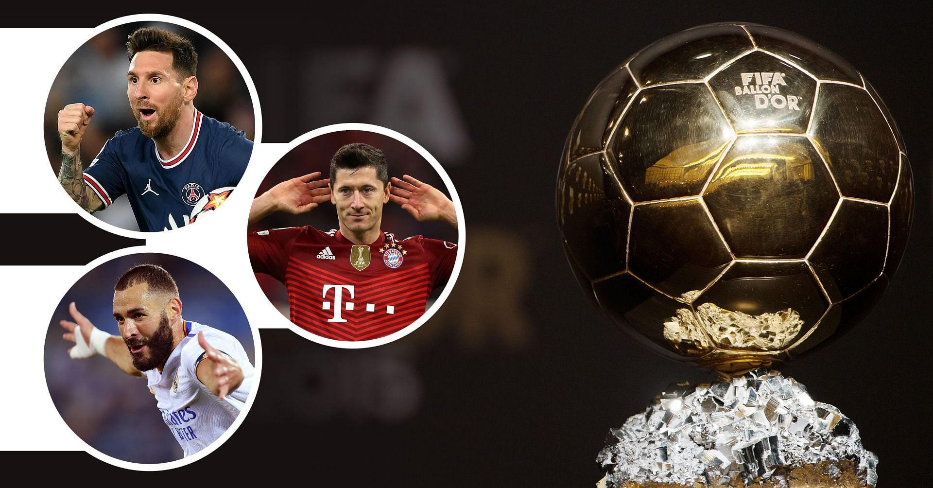 Ballon d’Or 2021 : Tout ce que vous devez savoir sur Messi, Lewandowski et Benzema en lice pour le prix