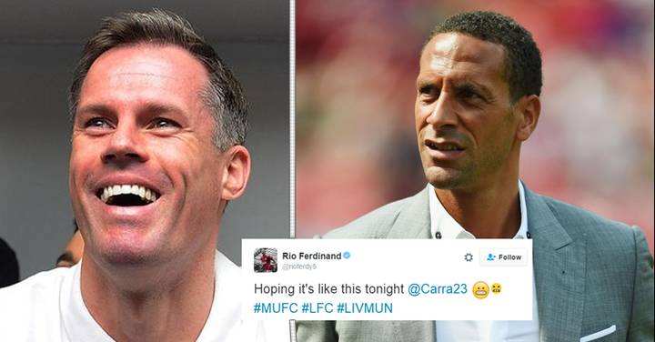 Jamie Carragher se moque de Rio Ferdinand après la victoire de Man Utd sur Villarreal