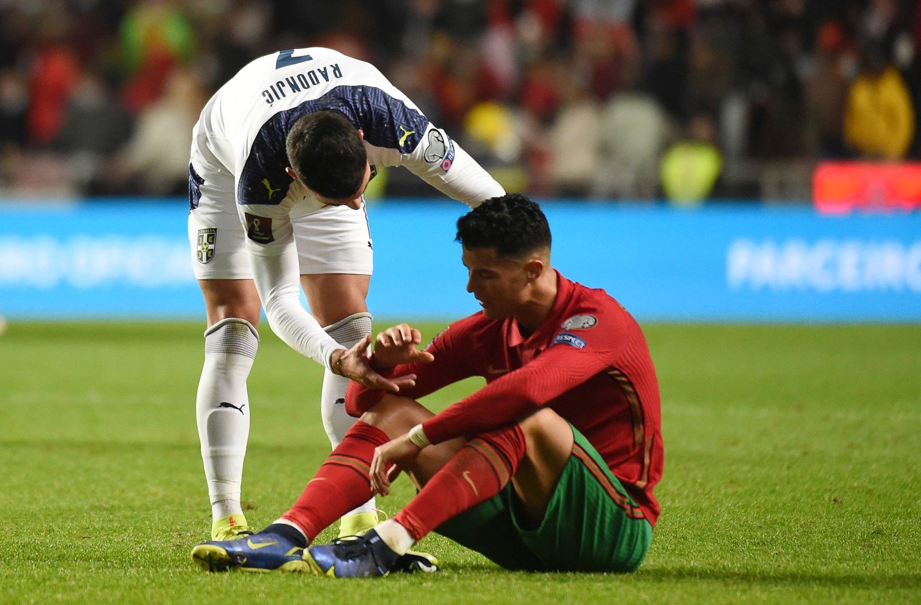 nemanja radonjic kristijano ronaldo srbija portugal