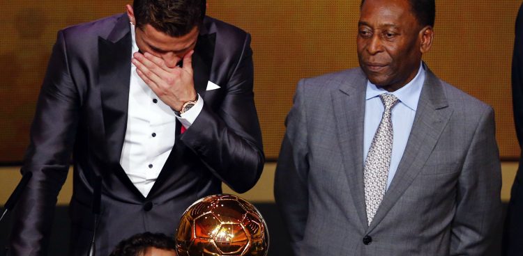 Cristiano Ronaldo et Pele1 750x368 1