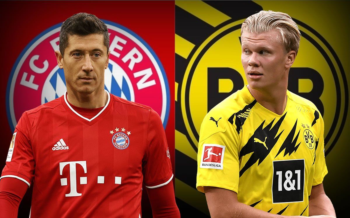 Face à face Haaland – Lewandowski, les compos officielles de Dortmund – Bayern