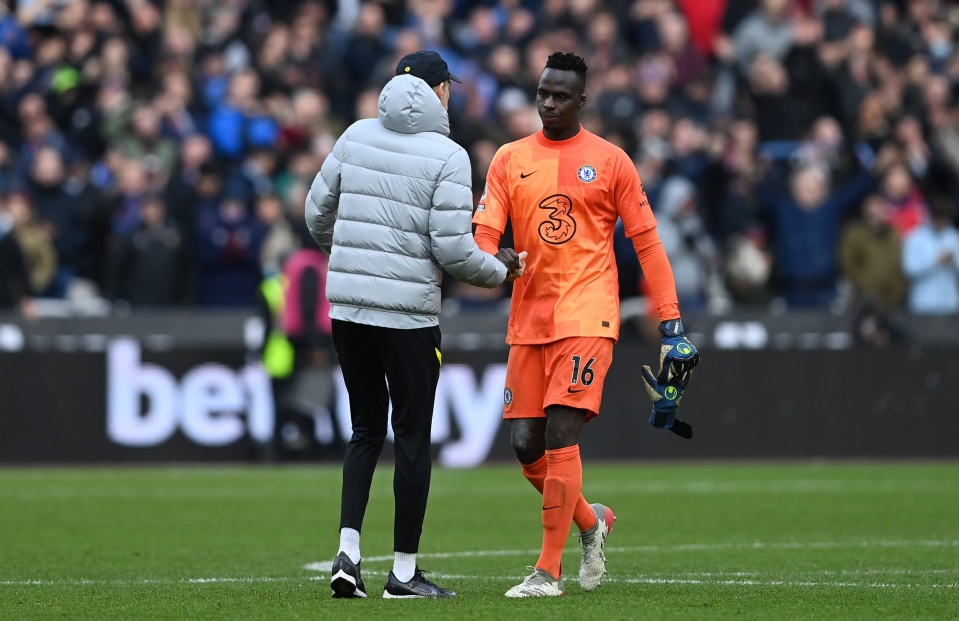 Chelsea : Tuchel fait des révélations sur son gardien de but Edouard Mendy après la défaite contre West-Ham