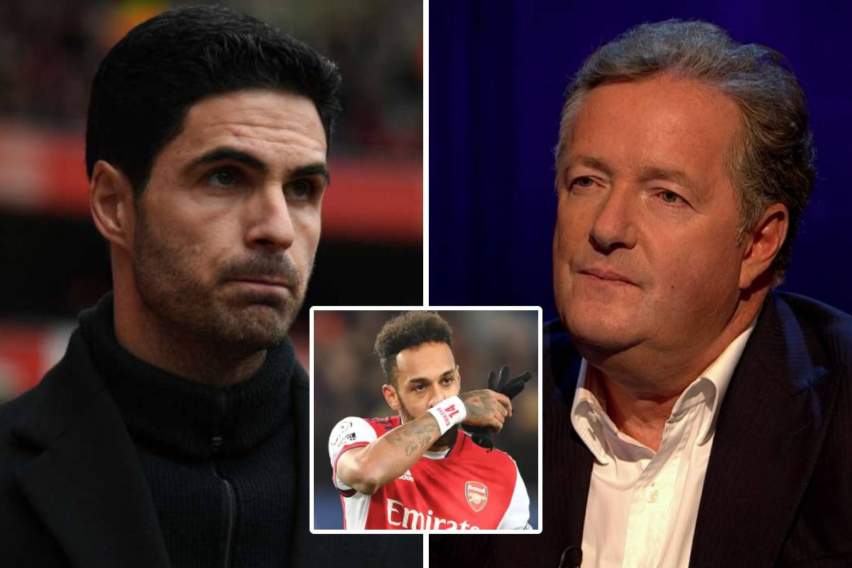 Piers Morgan critique Arteta pour avoir privé Aubameyang du titre de capitaine d’Arsenal