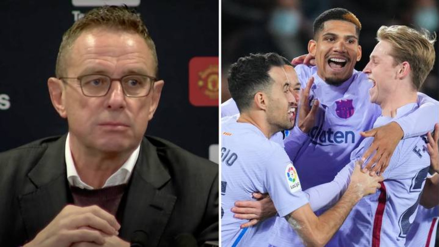 MU : Rangnick fonce sur un joueur du Barça, Cavani dans le deal ?