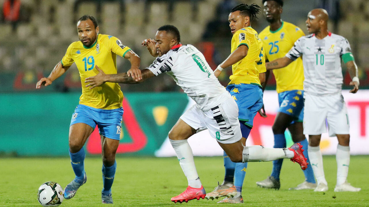 Can 2021 : Le Gabon et le Ghana se partagent les points dans un match terminé dans la confusion