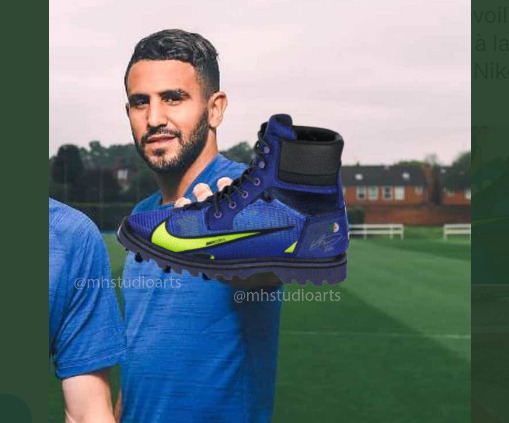 Avant la finale contre la Côte d’Ivoire, Ryad Mahrez dévoile sa nouvelle paire de crampons Nike