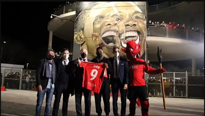 Samuel Eto’o honoré par une fresque spéciale à Majorque